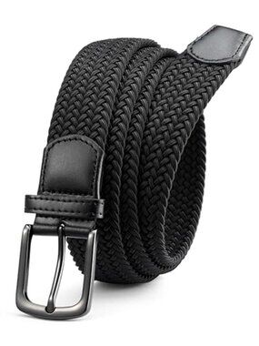 CHAOREN Mens Belt - Braided Stretch Golf Belt for Men 1 3/8"- Gift for Golf